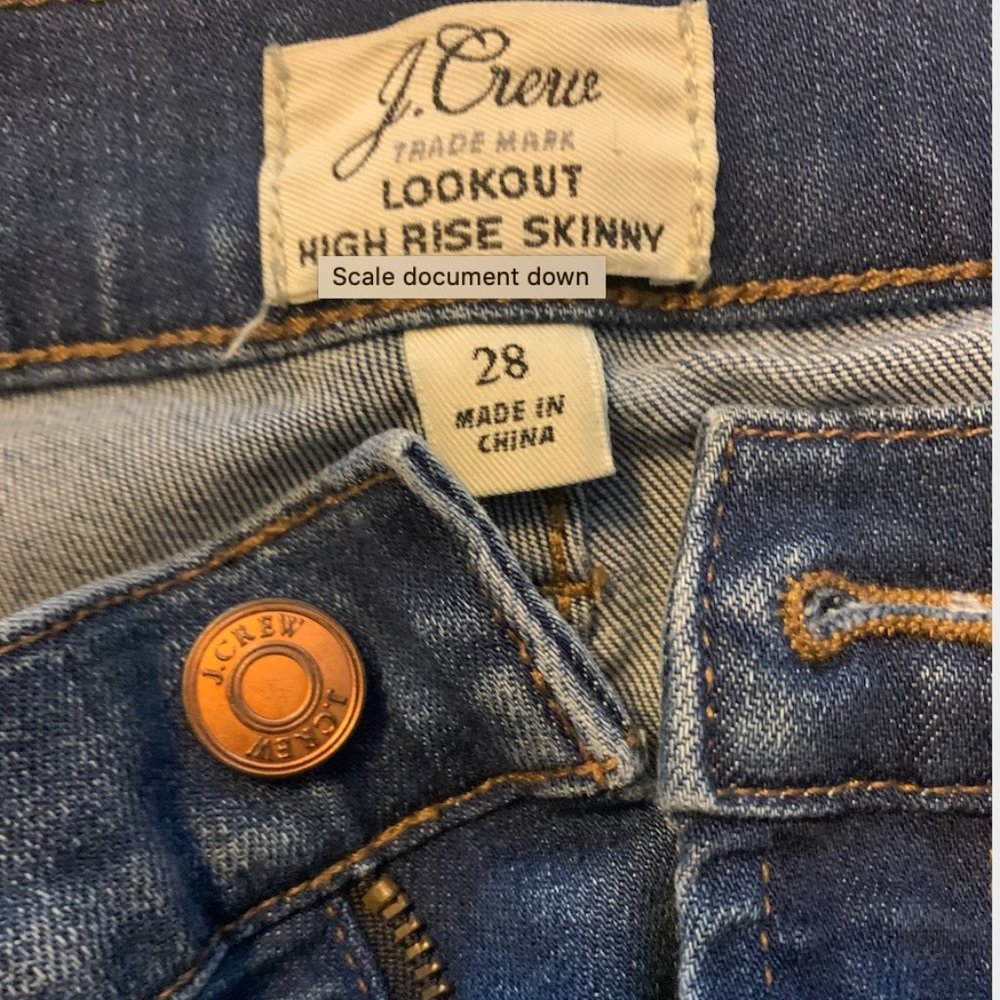 JCrew High Rise Skinny Size 6 Jeans